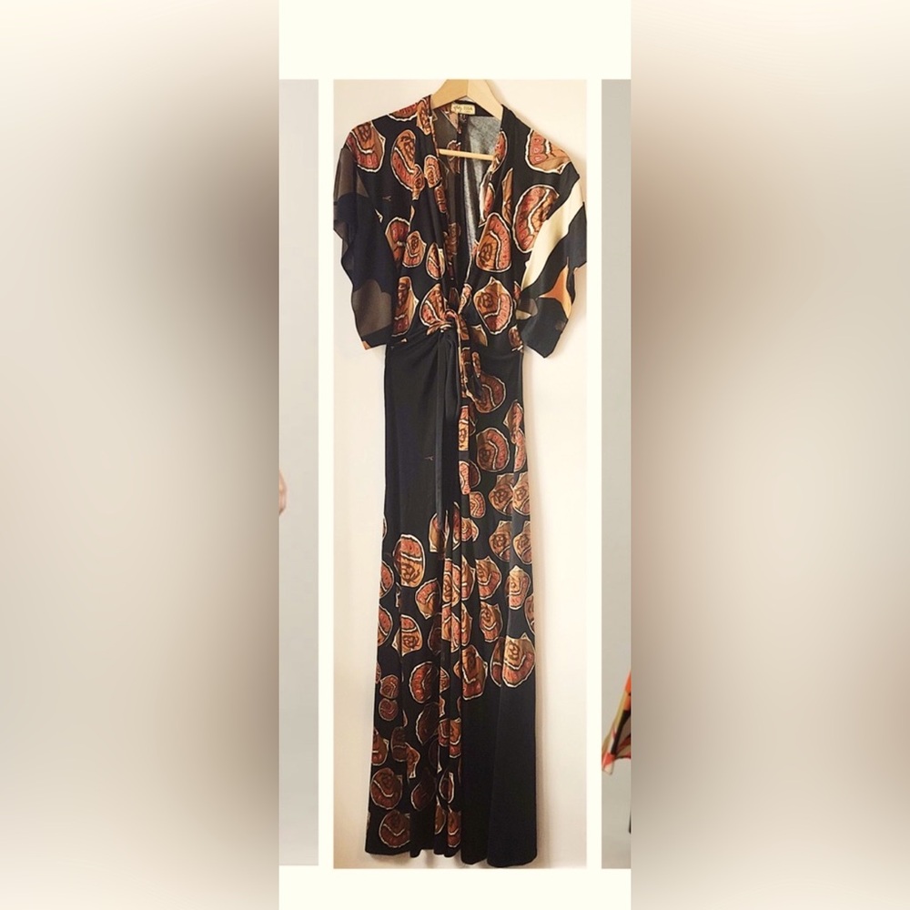 ISSA London Butterfly Maxi Dress